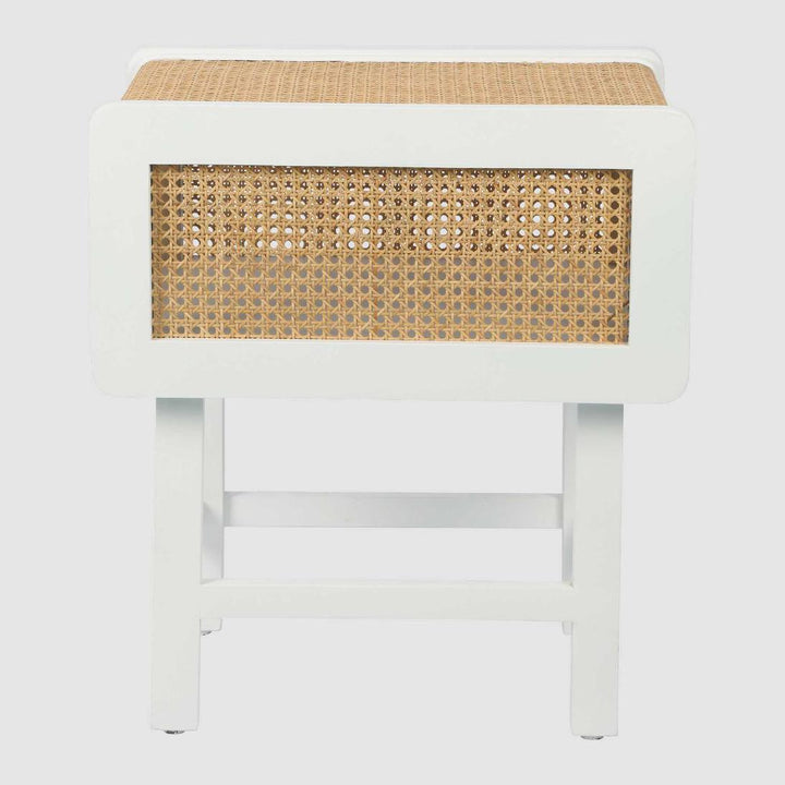 Zoe Bedside Table Chalk