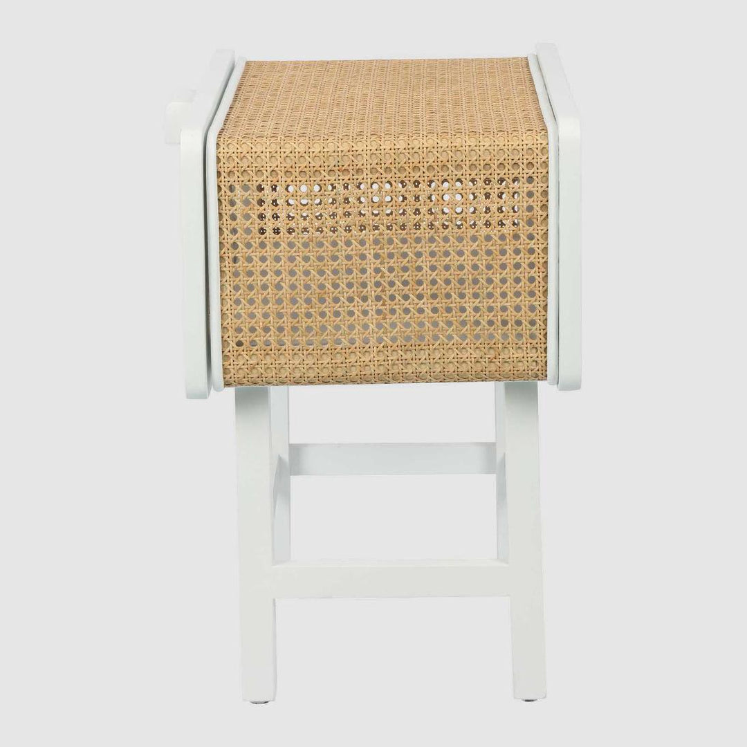 Zoe Bedside Table Chalk