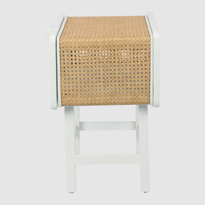 Zoe Bedside Table Chalk