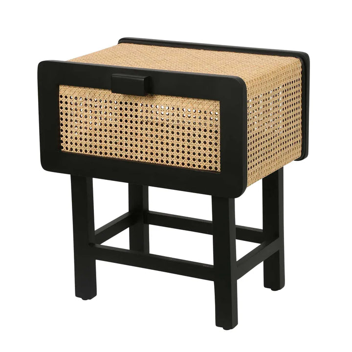 Zoe Bedside Table Black