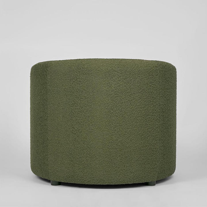 Plume ArmChair Olive Boucle