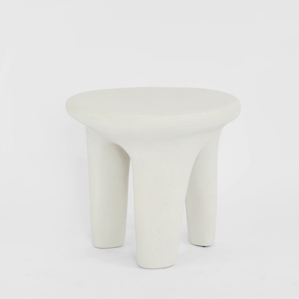 Kiva Outdoor Side Table White
