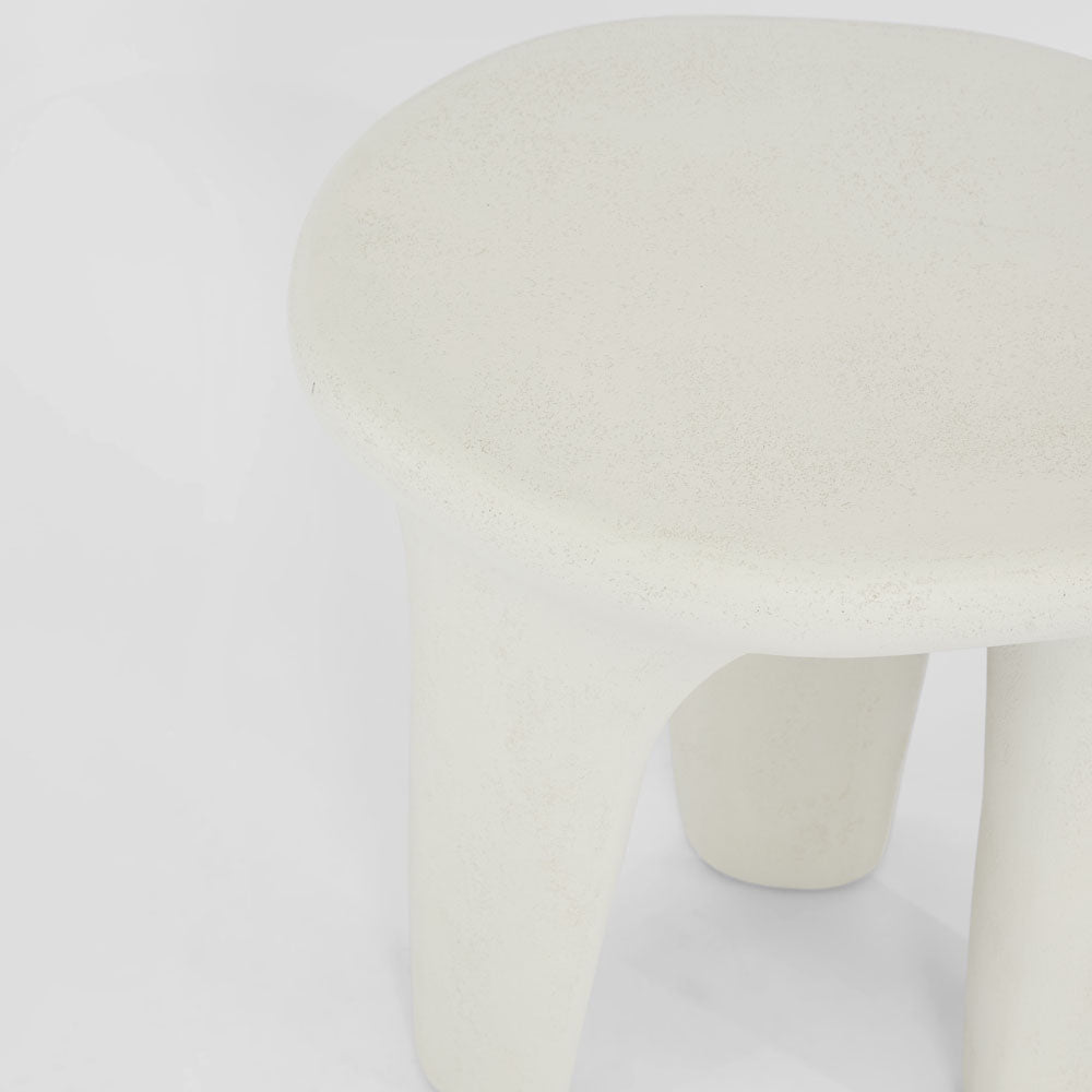 Kiva Outdoor Side Table White