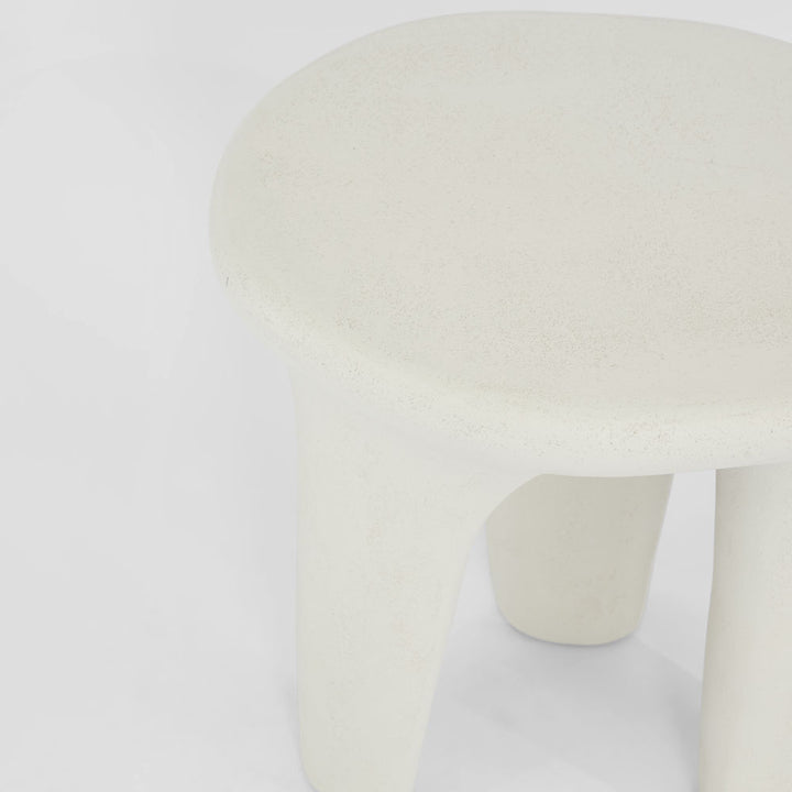 Kiva Outdoor Side Table White