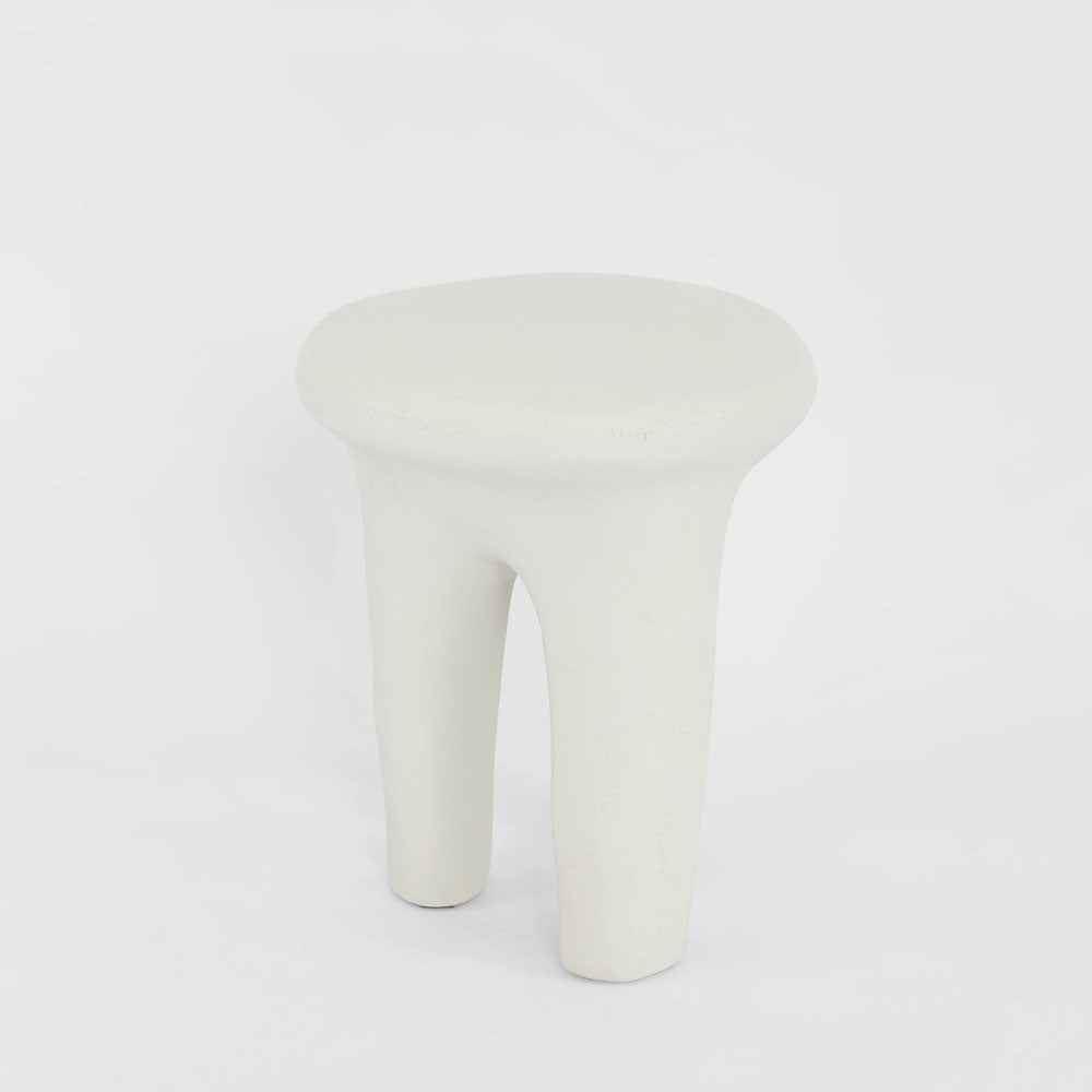 Kiva Outdoor Side Table White