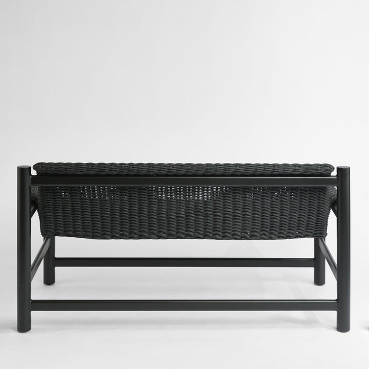 Riven Outdoor Occasional Sofa Black