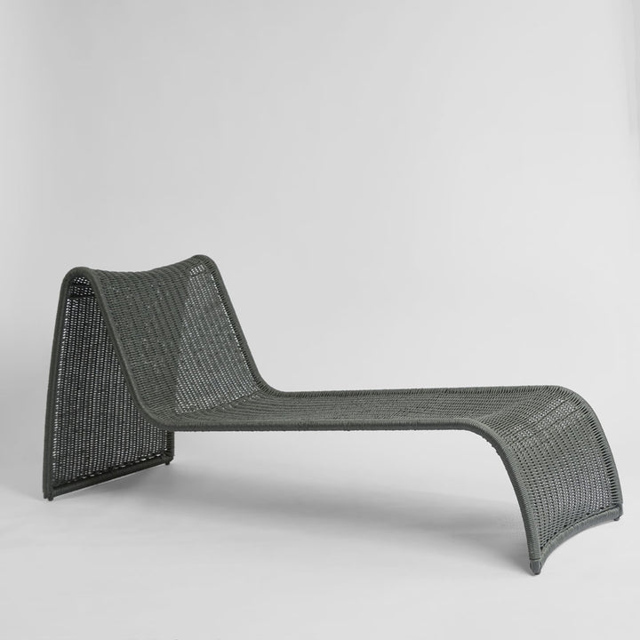 Riven Outdoor Sunlounge Black