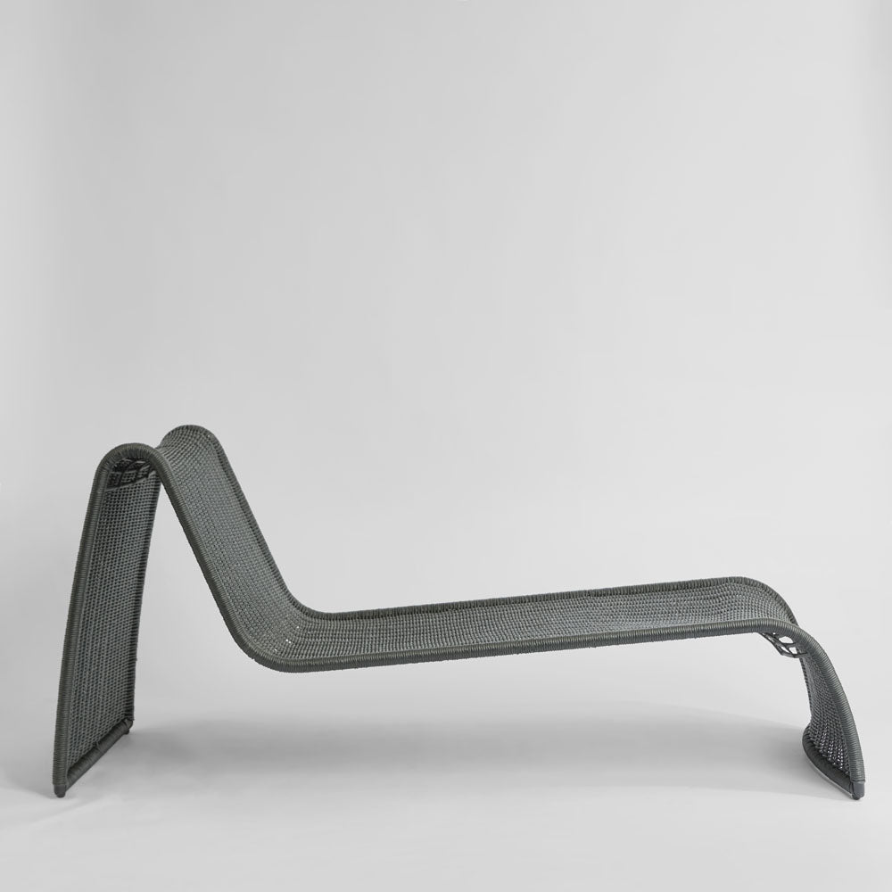 Riven Outdoor Sunlounge Black