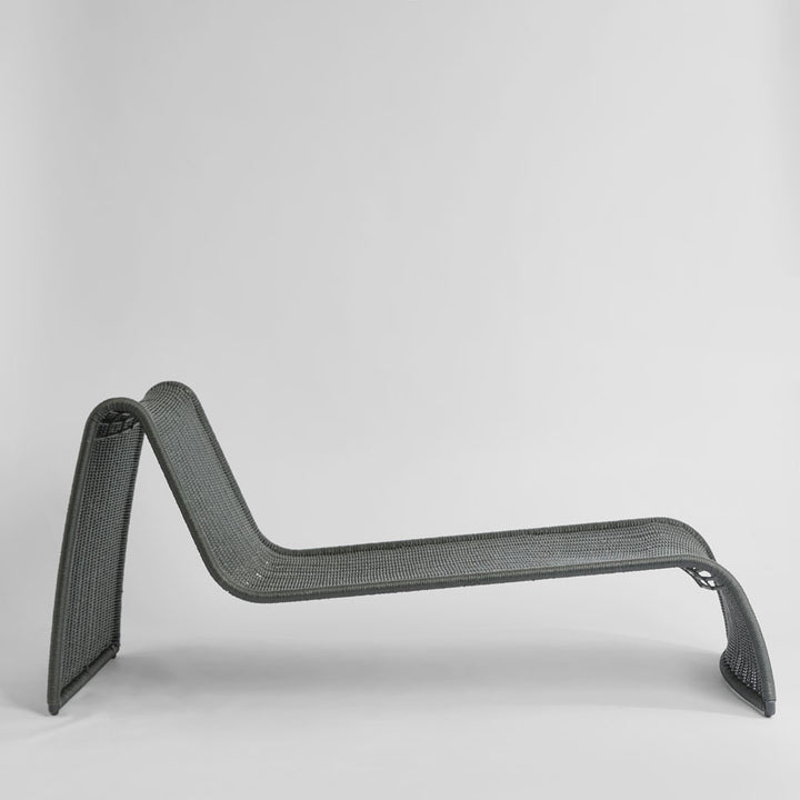 Riven Outdoor Sunlounge Black