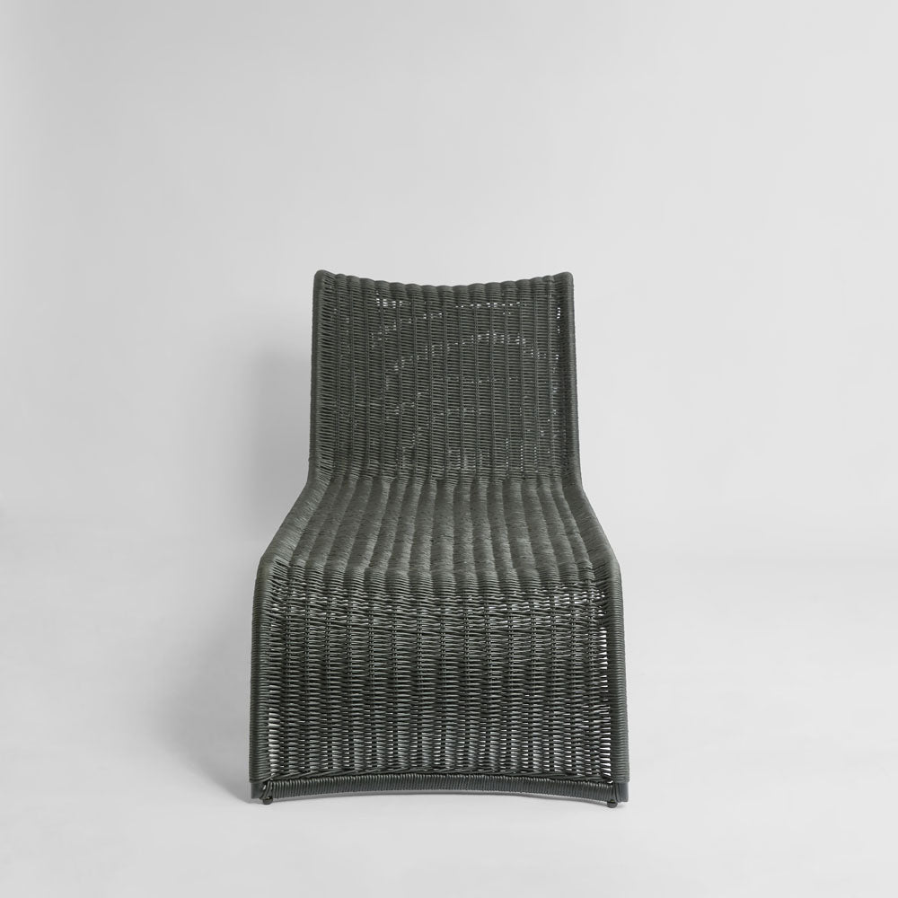 Riven Outdoor Sunlounge Black
