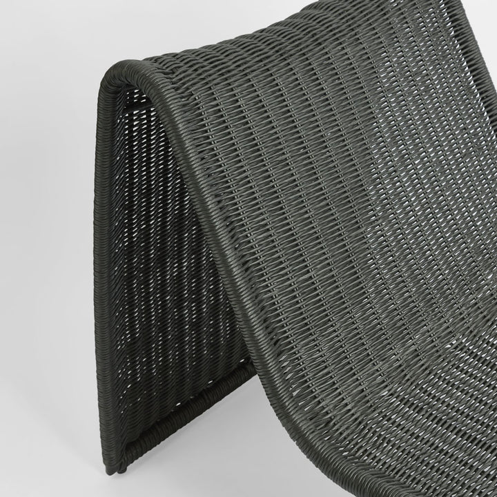 Riven Outdoor Sunlounge Black