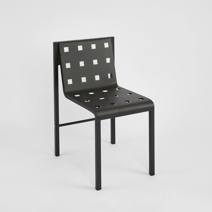Grid Dining Chair Outdoor Black