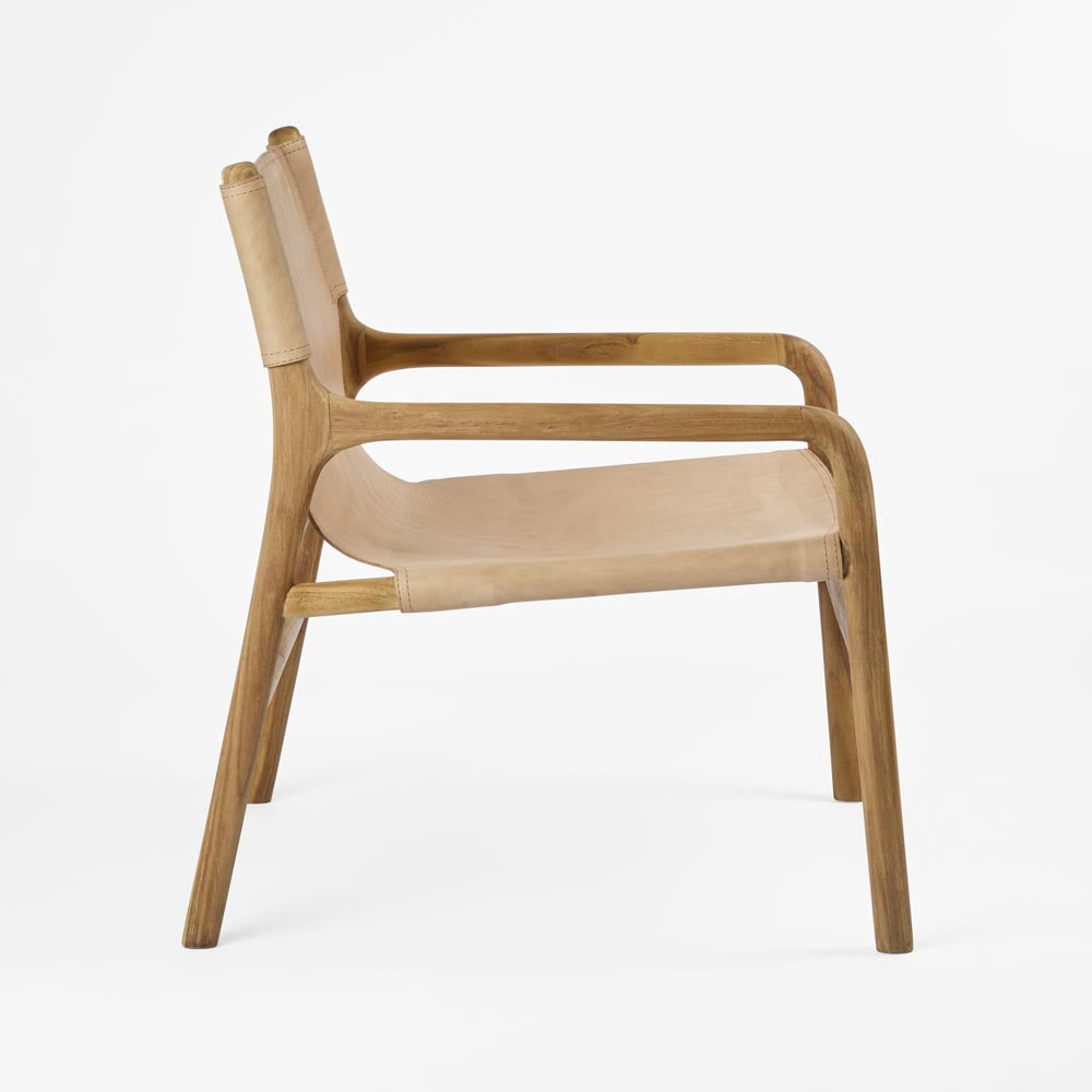 Miles Leather Sling ArmChair