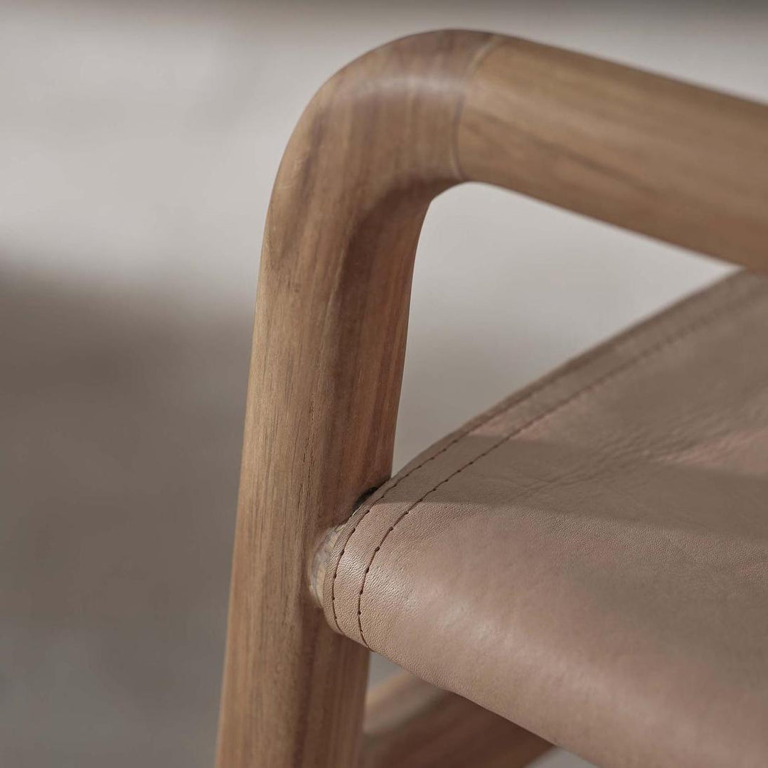 Miles Leather Sling ArmChair