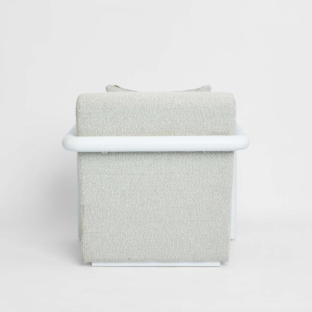 Argo Armchair Ecru with white frame Outdoor