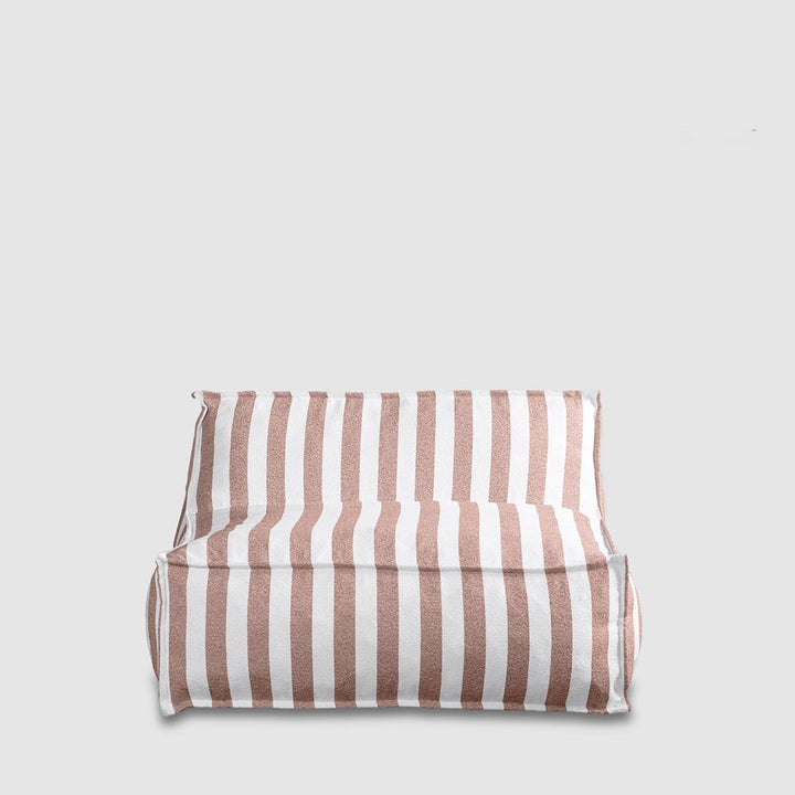 Lola Chaise Terracotta Stripe
