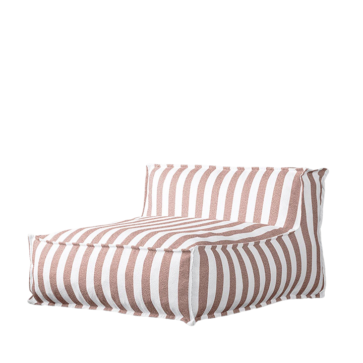 Lola Chaise Terracotta Stripe