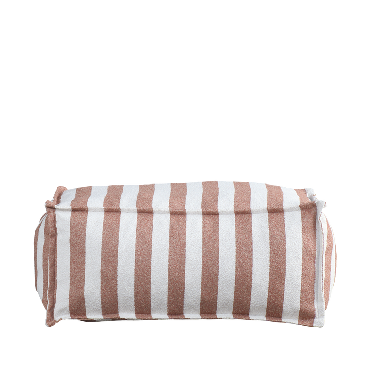 Lola Ottoman Terracotta Stripe