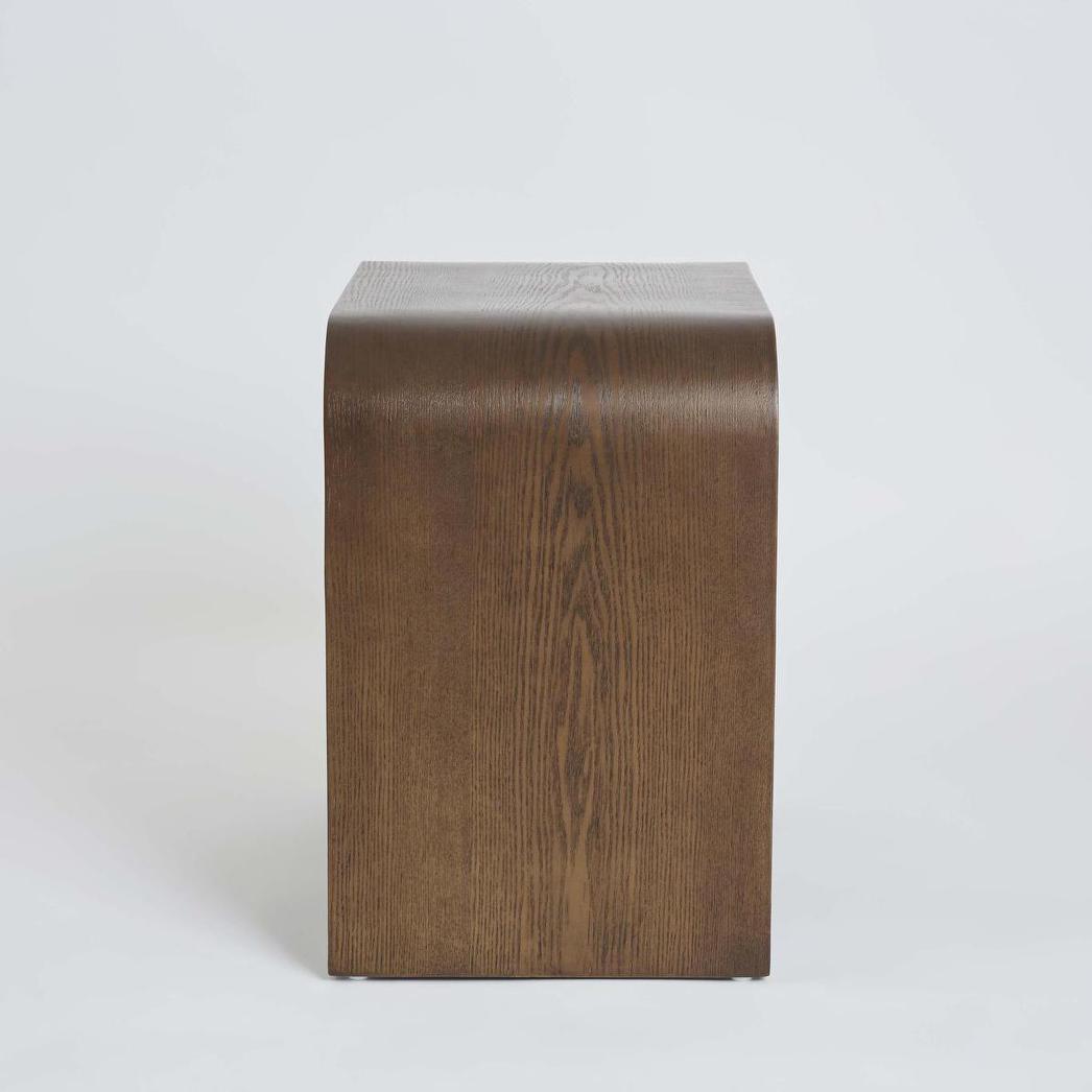 Marcel Bedside 1 Drawer Dark Walnut