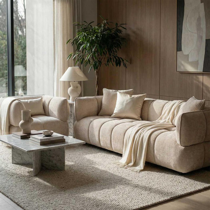 Piper 3 Seater Sofa Cream