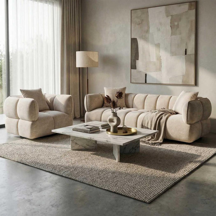 Piper 3 Seater Sofa Cream