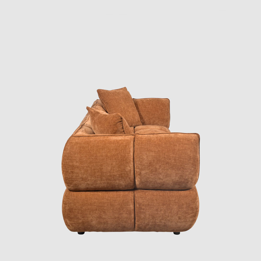 Piper 3 Seater Sofa Sienna Brown