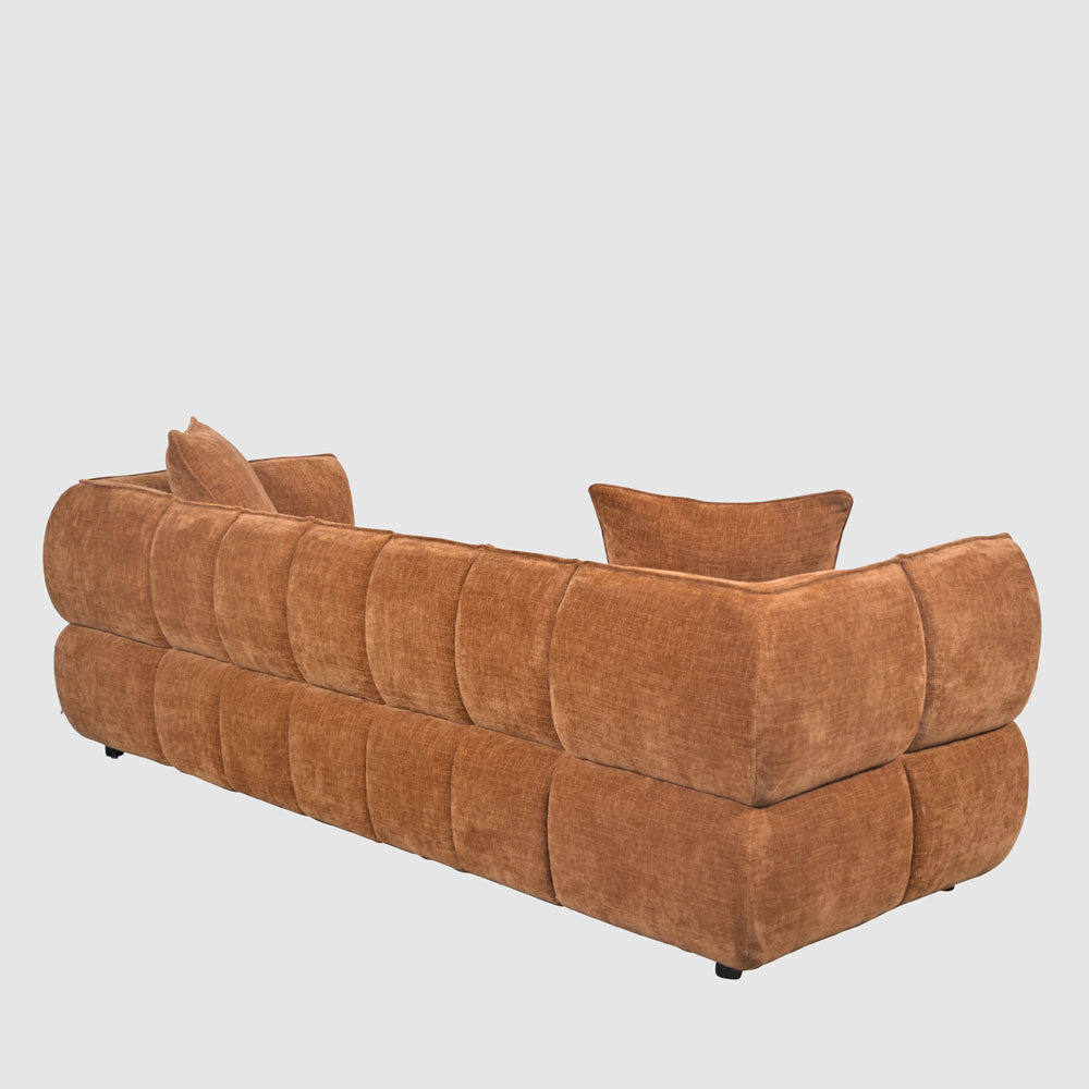 Piper 3 Seater Sofa Sienna Brown