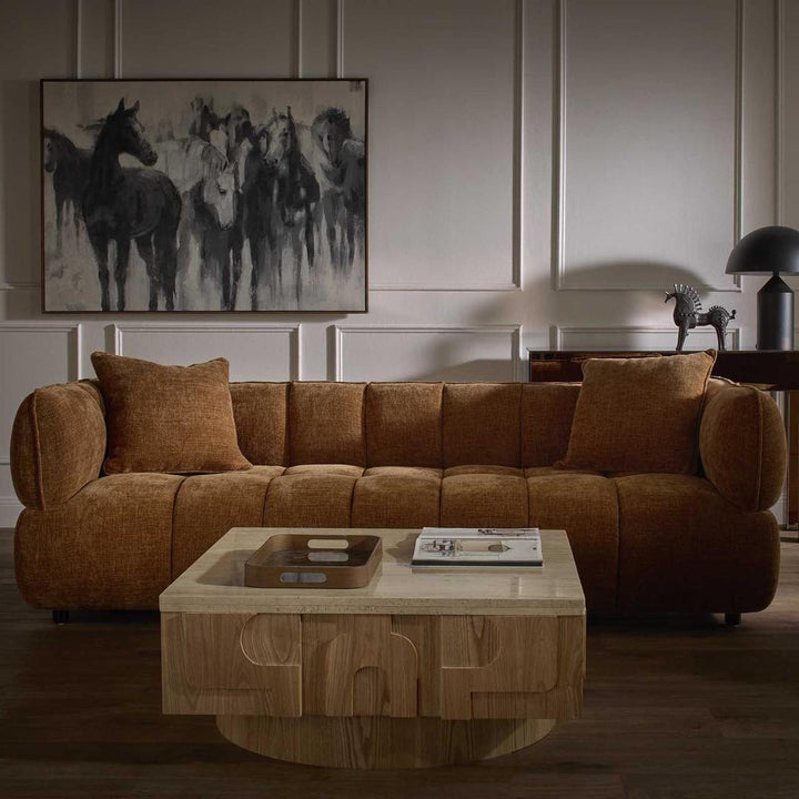 Piper 3 Seater Sofa Sienna Brown