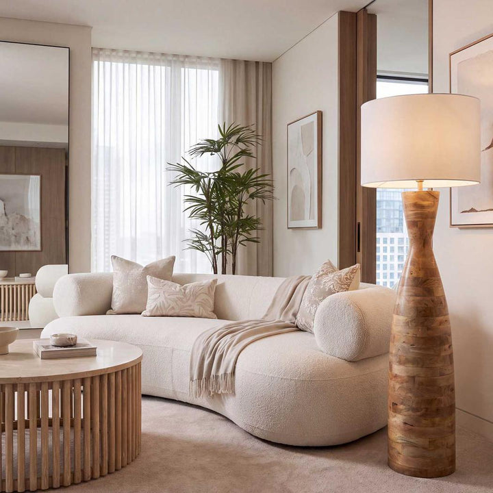 Theo 4 Seater Sofa White