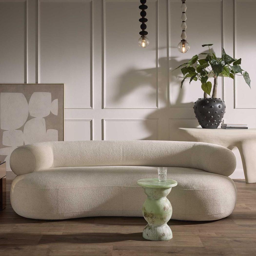 Theo 4 Seater Sofa White
