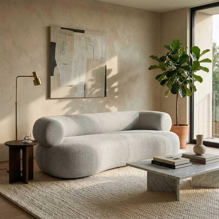 Theo 4 Seater Sofa White
