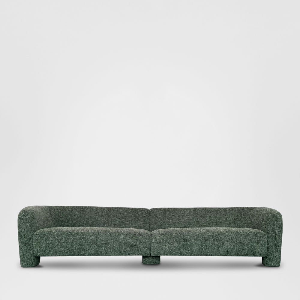 Ray 5 Seater Sofa Green