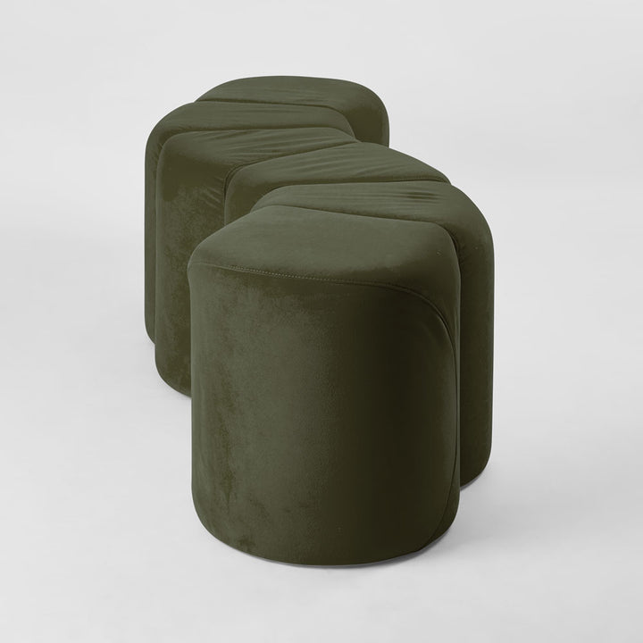 Ridge Bench Ottoman Olive
