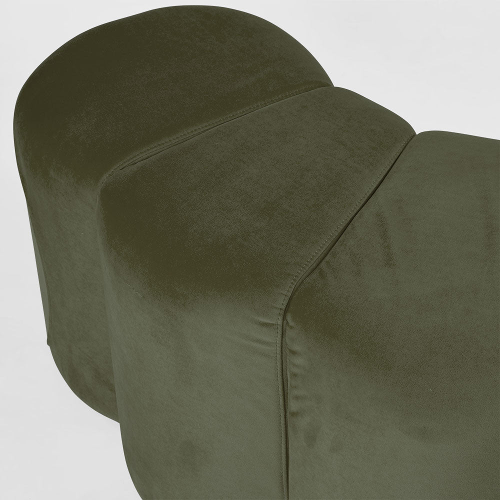 Ridge Bench Ottoman Olive