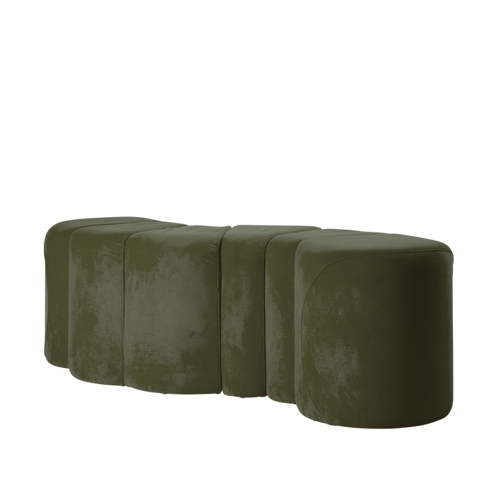 Ridge Bench Ottoman Olive