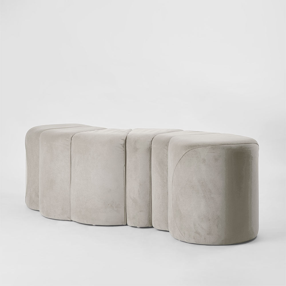 Ridge Bench Ottoman Dune
