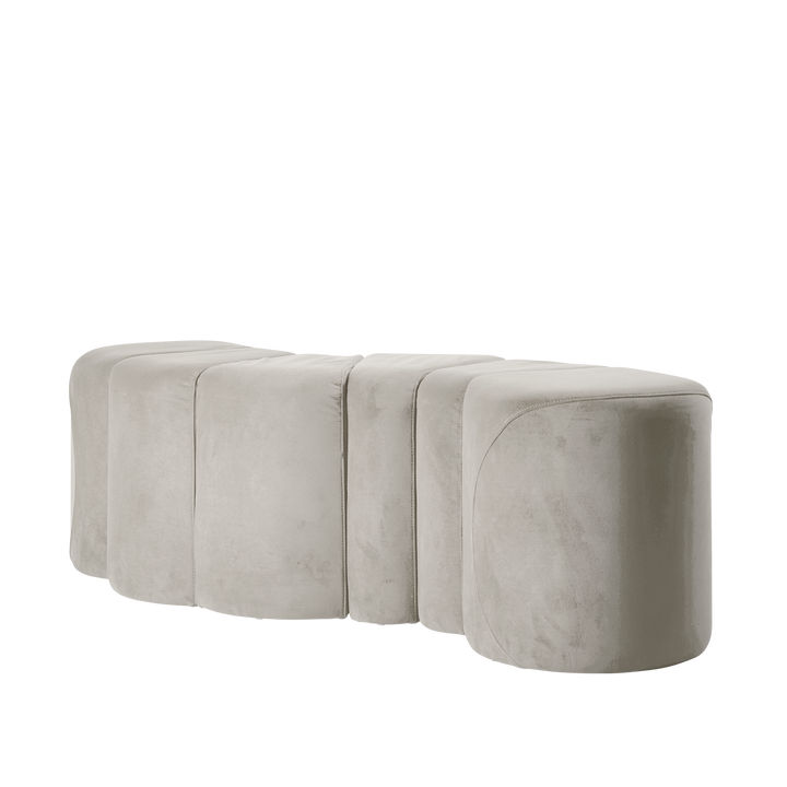 Ridge Bench Ottoman Dune