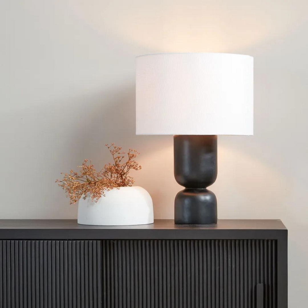 Vivica Lamp Black - Lamp Base & Shade