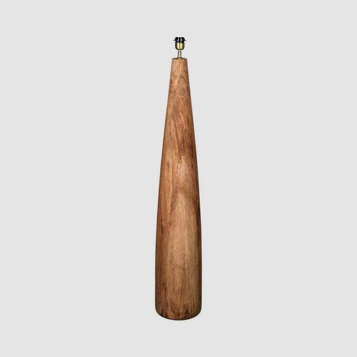 Samson Wood Floor Lamp Base Saddle- Base Only