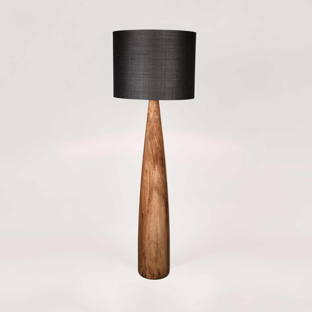 Samson Wood Floor Lamp Base Saddle- Base Only