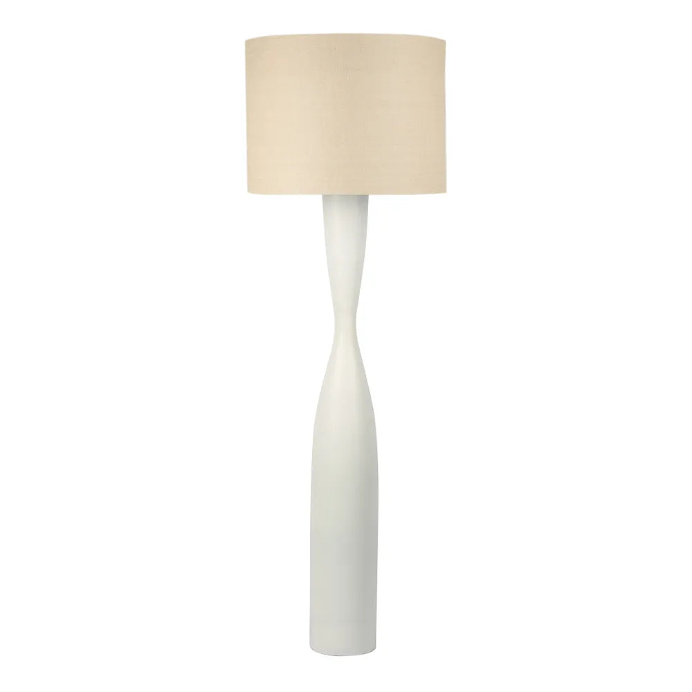 Callum Floor Lamp Base White -Base Only