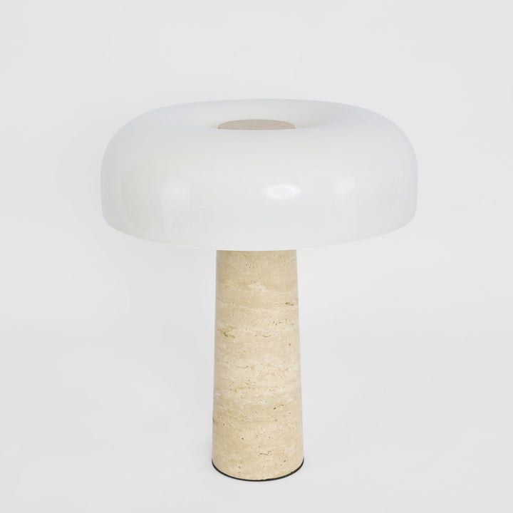 Morel Table Lamp Travertine