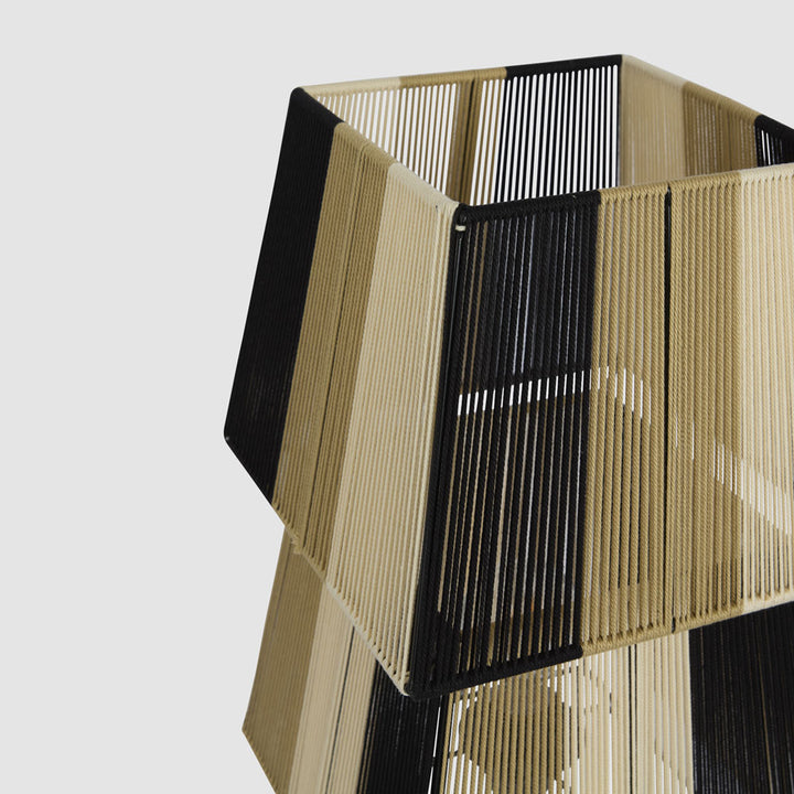 Wevara Layered Woven Table Lamp