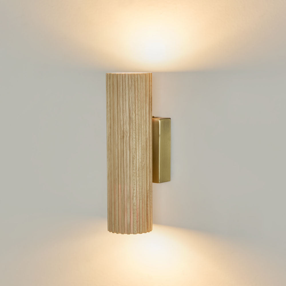 Vince Wooden Wall Light Natural
