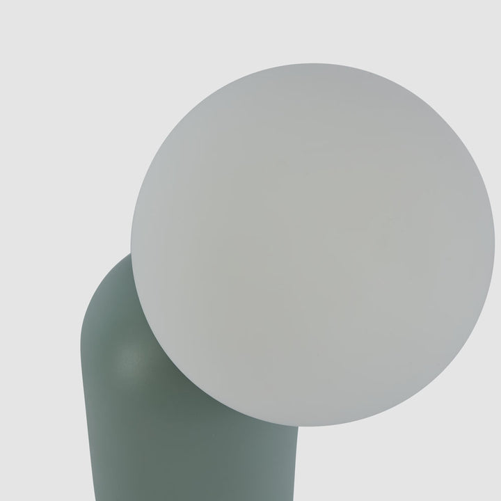 Lumeo Metal + Glass Table Lamp Sky Blue