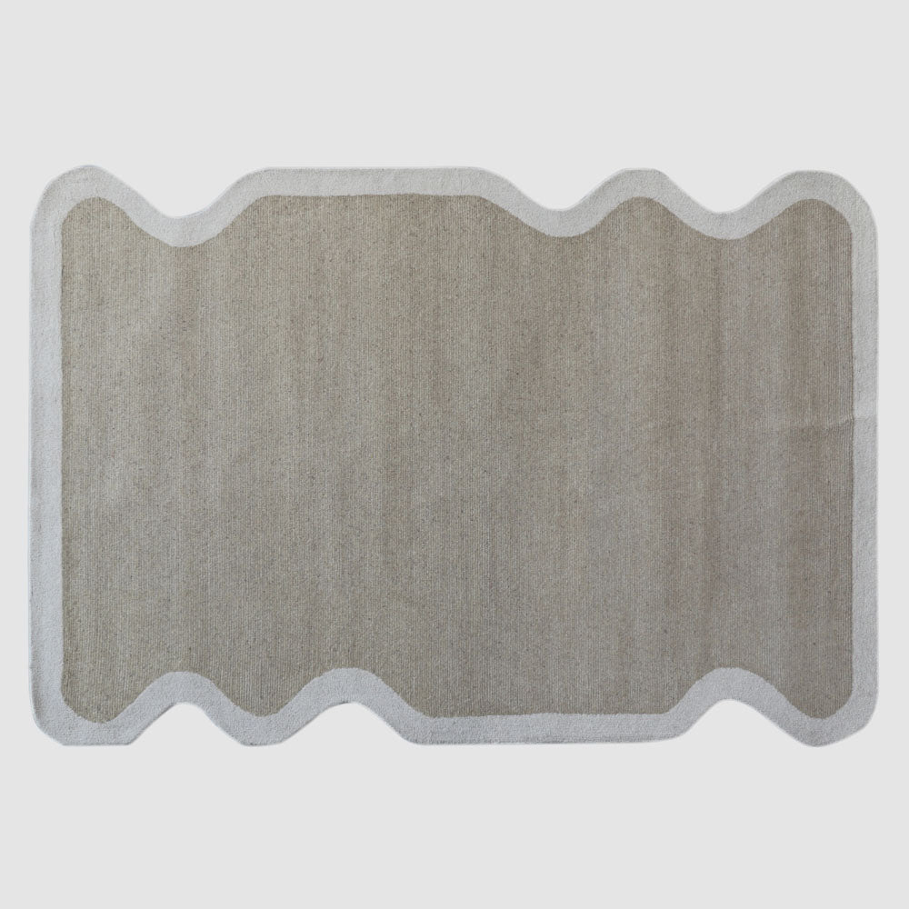 Dusk Hand-Tufted 100% Wool Rug Beige