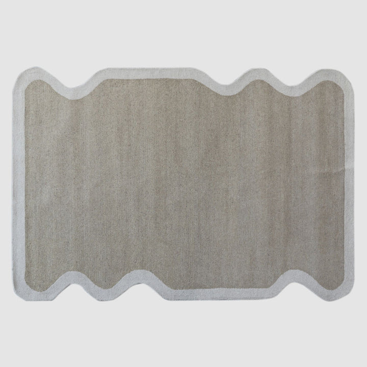 Dusk Hand-Tufted 100% Wool Rug Beige