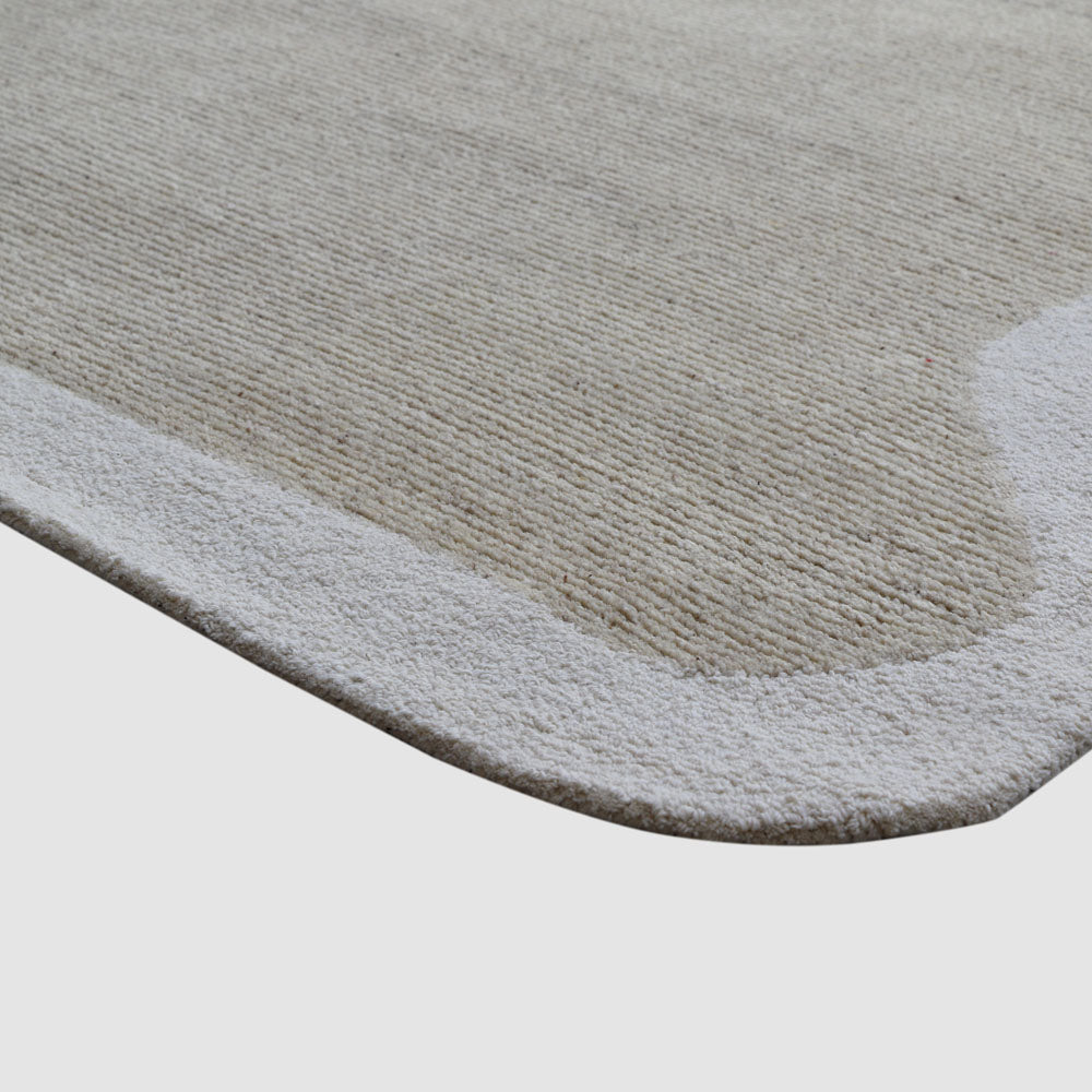 Dusk Hand-Tufted 100% Wool Rug Beige
