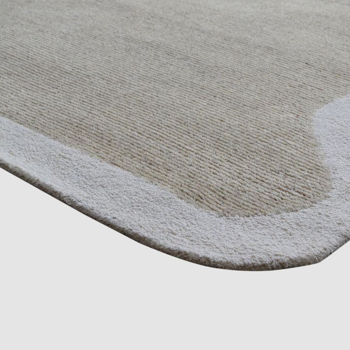 Dusk Hand-Tufted 100% Wool Rug Beige