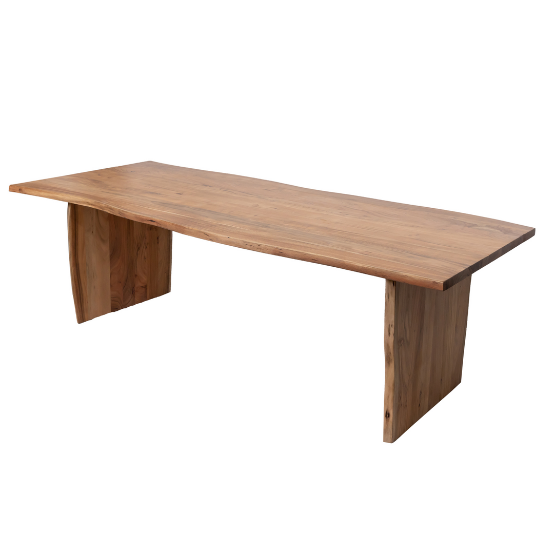 Sloane 6 Pce Dining Table Natural Block Base 180cm Package